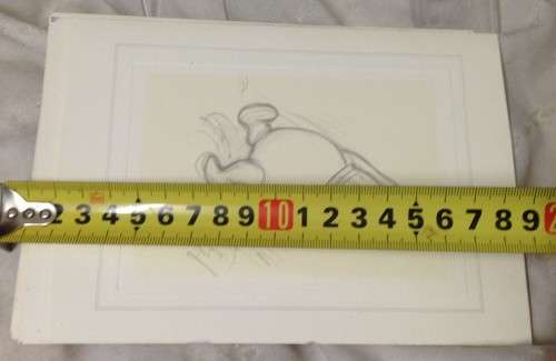 4 Framed with Glass Disney Post cards  *POO BEAR+ HONEY POT`+gate/chritopher robin/rabbit