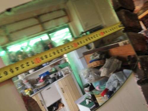 VINTAGE MIRRORLENGTH 360 MM Xwidth295 MM* READ *lot Damage* ]!!GREAT COUNTRY HOME DECOR!!!!