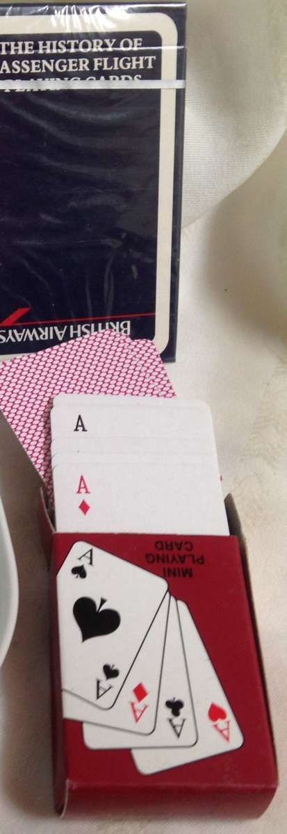 PACKS PLAYING cards 2BRITISH AIRWAYS HISTORY1 miniaturePack*L@@K at my*BUY NOW LISTING** NO WAITING