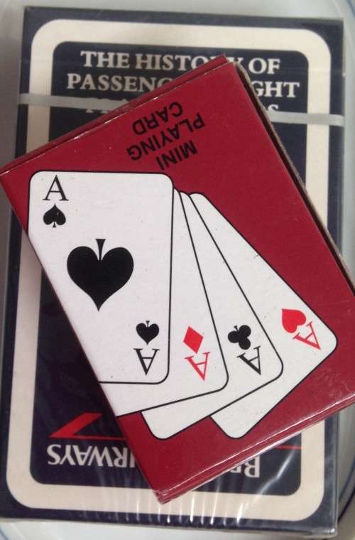 PACKS PLAYING cards 2BRITISH AIRWAYS HISTORY1 miniaturePack*L@@K at my*BUY NOW LISTING** NO WAITING