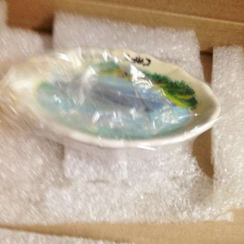 1 SMALL CERAMIC OVAL PLATE[PIN TRAY]CAPE TOWN SOUVENIR*GREAT COUNTRY HOME DECOR*L@@KaBUY NOW OPTION