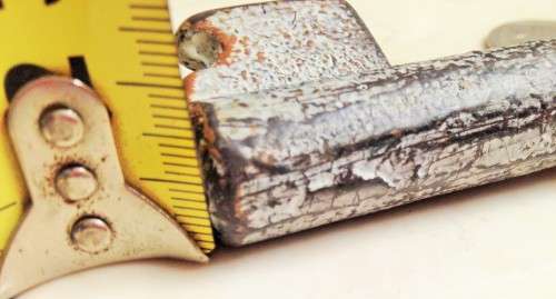 Antique Style Cast Iron Key + Ring