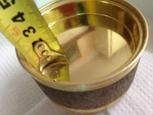 WIND-UP MUSICAL COMPACT POWDER BOXhamirror*WORKING*GREAT COUNTRY HomeDecorL@@KatMy*BUYNOW*NO WAITING