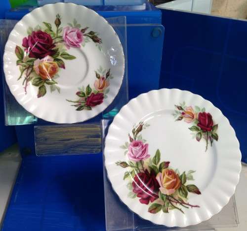 ROYAL ALBERT*SaucerSidePlate +CupCrackGREAT COUNTRY HOME DECOR**L@@KatMY*BUY NOW*iterms*NO WAITING*