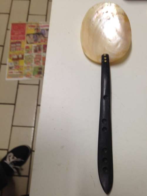 VINTGE LOTUS SCREWonPEARLearrings*ORIGINALboxSimilated+mopCAVIAR SPOON*GREAT COUNTRY HOME DECOR*l@@K