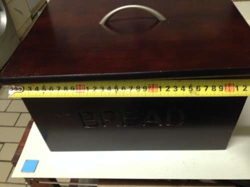 WOW! !LARGEWOOD BREAD BOX *GREAT COUNTRY HOME DECOR*L@KatMyBUY NOWitems*NO WAITING