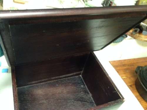 WOW! !LARGEWOOD BREAD BOX *GREAT COUNTRY HOME DECOR*L@KatMyBUY NOWitems*NO WAITING