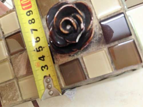 MOSAIC MIRROR Roses corner trim LOOK At My BUY NOW LISTINGS NO WAITING