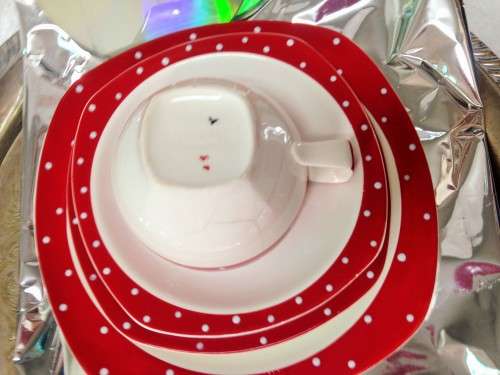 RARE*DuoPolkado*4PIECE STLECRAFT*GREAT COUNTRY HOME DECOR*L@@KatMY*BUY NOW ITEMS*NO WAITING