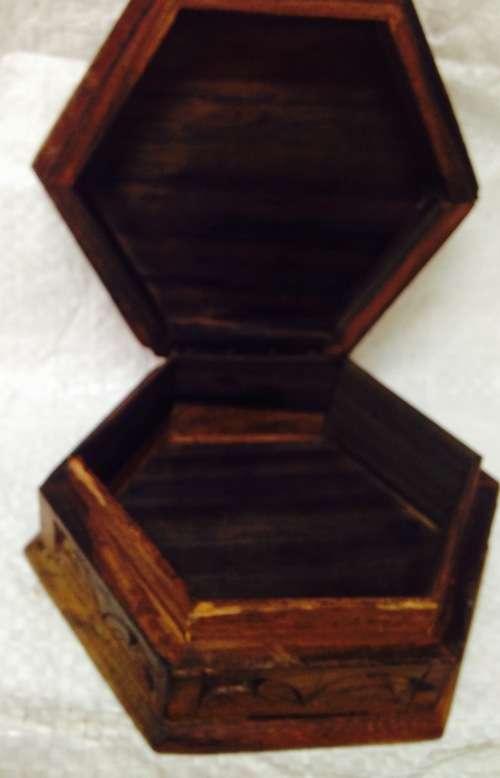 BOX  hand carved Dove Wood LooK at My BUY NOW listings No Waiting