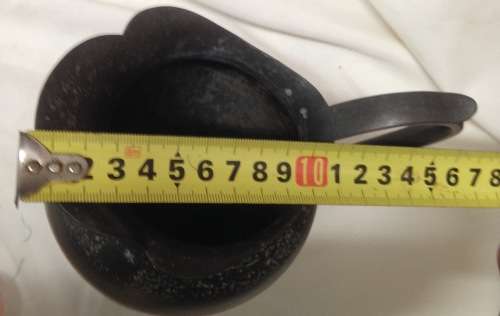 JUG  Pewter Large Petal shape spout Holland