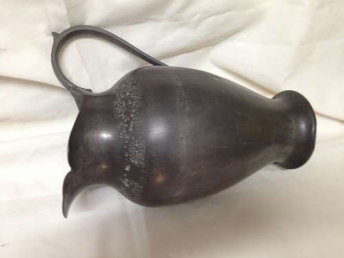 JUG  Pewter Large Petal shape spout Holland
