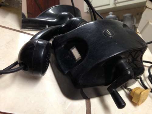 SIEMENS Telephone Bakelite Hand CRANK*LOOK At All My BUY NOW listings NO WAITING