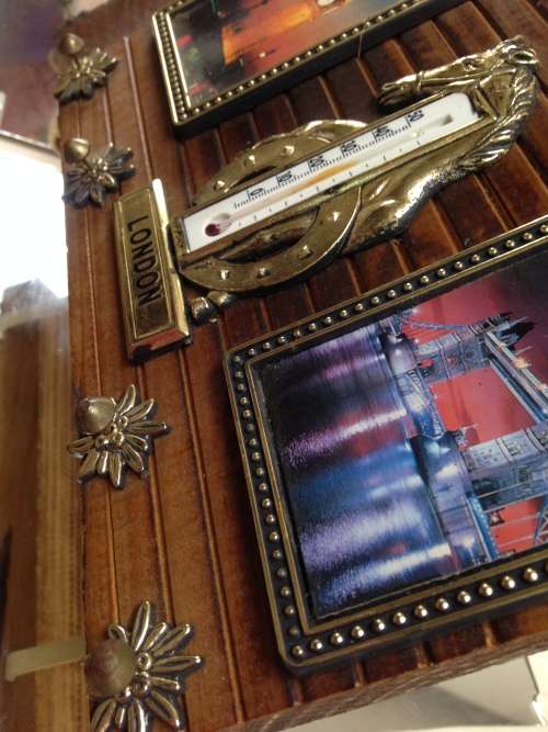 LONDON Bridge Scene Barometer+ key holder