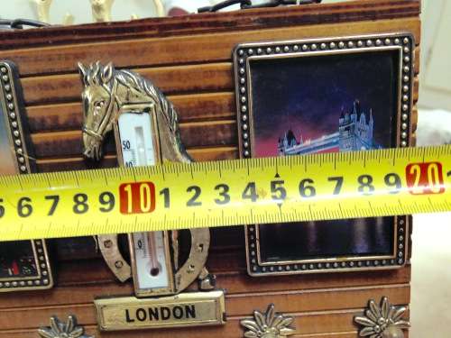 LONDON Bridge Scene Barometer+ key holder