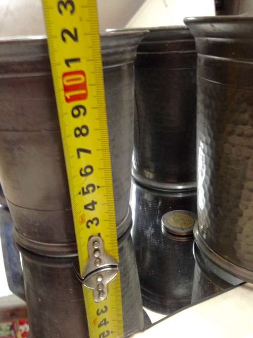 !!!WOW!!!4 items*1955 Pewter 3 Muggs Beer Union 4 items South Africa glass bottoms+ 1 other all one