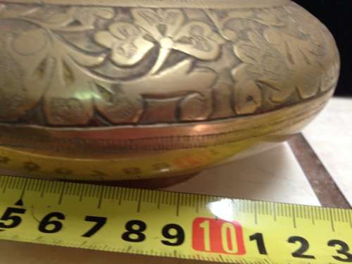 BRASS - Vase ROSE Bowl+TEA POT