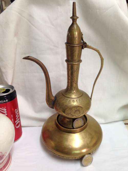 BRASS - Vase ROSE Bowl+TEA POT