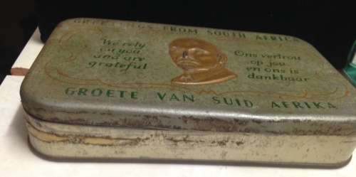 2TINS*WW2GiftTinJanSmutsen A cigarette tin*GREAT COUNTRY HOME DECORLookatmyBUYNOWitemNOWAITING