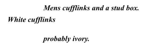 CUFF LINKS -WHITE Silver tone metal *GREATCOUNTRY HOME DECOR*L@@KatMyBUYNOWitemsNOWAITING