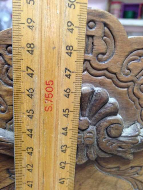 OAK  Clock Converted to Display Case Blue lined Arch