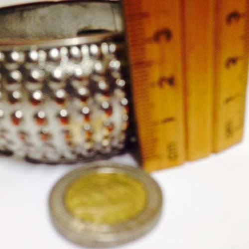 Bangle Beaded design hinged clamper Silver tone metal Look at my Buy Now listings No Waiting