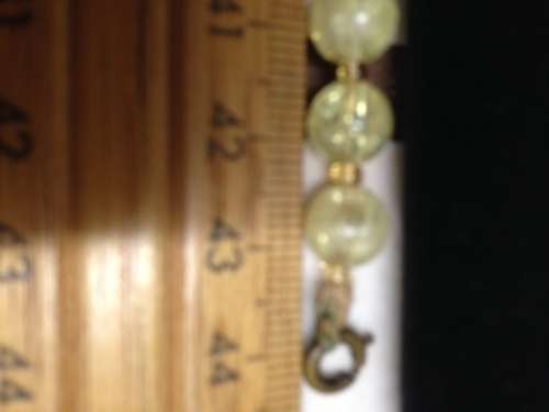 Necklace*1950`s LUMINOUS Electric green Plastic*Swirl beads Graduating choker LOOK At My BUY NOW* NO