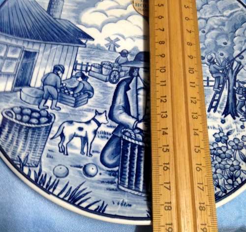 Delftware plate Dutch Porcelain* Crown Blau Holland