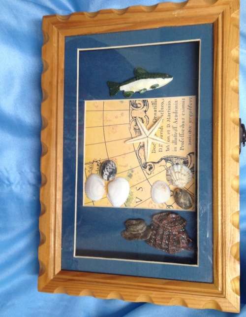 sea SHELL s KEY box holder or for Jewelry