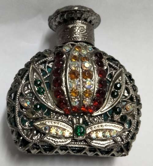 *Bohemian Perfume bottle Rhinestone crystal embellished
