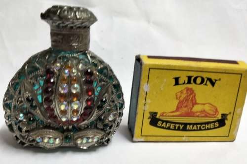 *Bohemian Perfume bottle Rhinestone crystal embellished