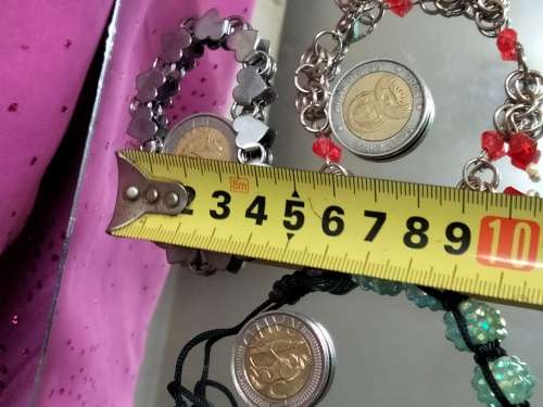 4 bracelets Artisinal 3 mix cord  beads  base metal charms Crylic crystals spacer all one bid