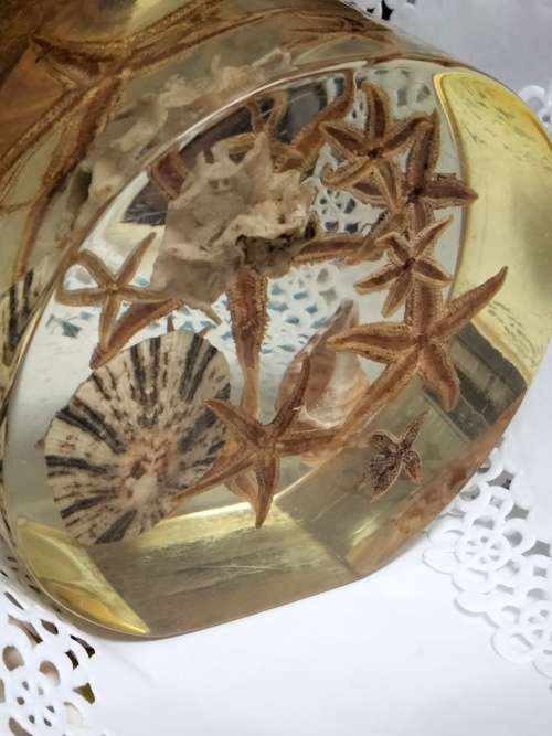 Seashells underwater Treasures  - Resin large  814 grams