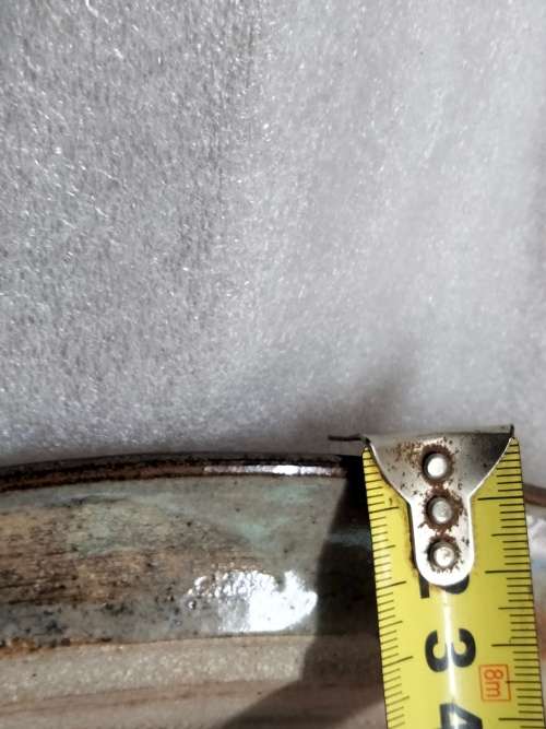 Wall Or Cabinet Plate Variegated blues browns Art signed G Pattern has octopus holder to hang