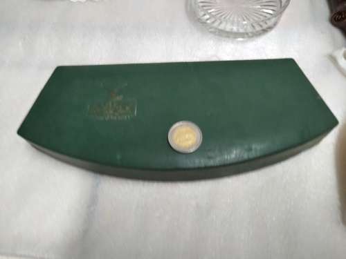 4 Tops-3 10 CT gold filled STAMPED Watch face tops-Watch 6 Straps 1 Box 1 Edwin Quartz not tested