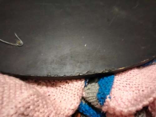 `MIRROR MOSAIC Black Tiles back wire to hang Note