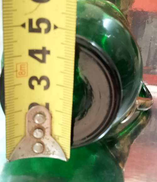 Jug or Posy Vase -  Emerald Green GILT trim Bohemian LOOK At All My BUY NOW listings NO WAITING