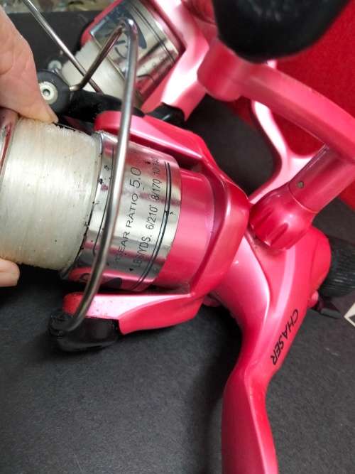 2 Fishing Reels Okuma CHASER AX30 LOOK At All My BUY NOW listings NO WAITING