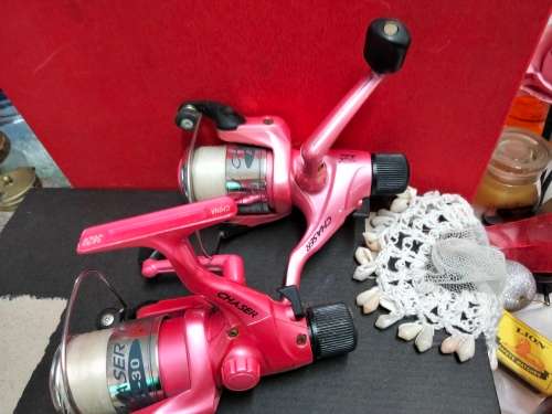 2 Fishing Reels Okuma CHASER AX30 LOOK At All My BUY NOW listings NO WAITING