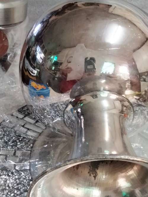 ROSE Bowl VASE made in England Expressly for JM Dempster 8095 York Street Sydney