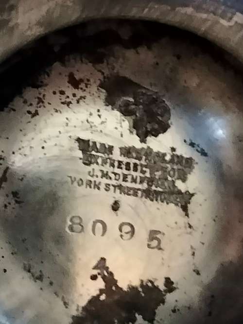 ROSE Bowl VASE made in England Expressly for JM Dempster 8095 York Street Sydney