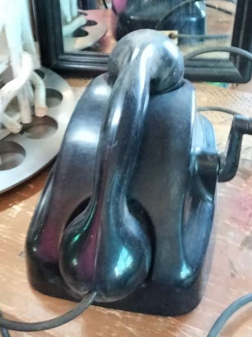 SIEMENS Telephone Bakelite Hand CRANK*LOOK At All My BUY NOW listings NO WAITING