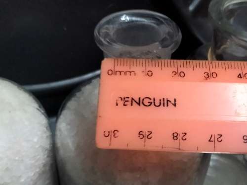 3 Bottles Embossed Nitric+Sulpric salt in+1Crochet cover empty LOOK My BUY NOW listings NO WAITING