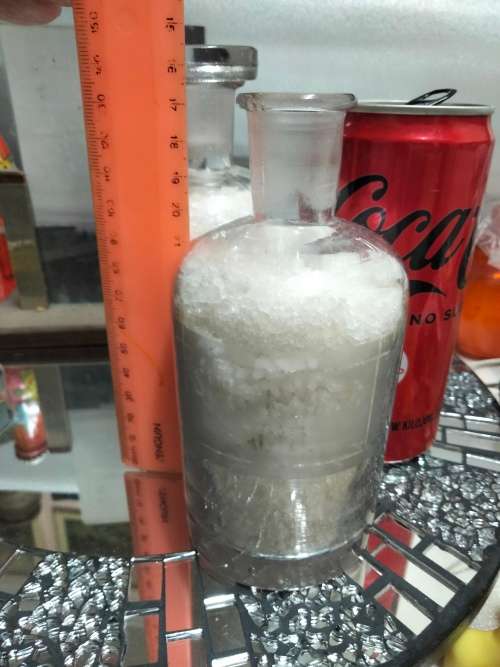 3 Bottles Embossed Nitric+Sulpric salt in+1Crochet cover empty LOOK My BUY NOW listings NO WAITING