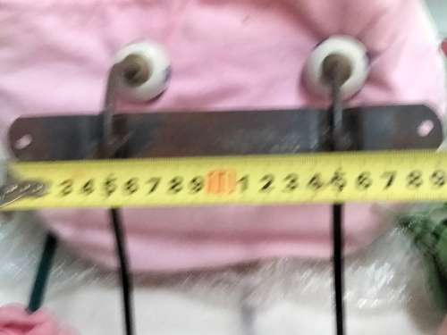 metal Wall mount Hooks 2 Double 4 porcelain blue stars Look at my Buy Now listings No Waiting