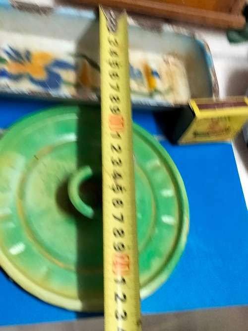 VTG1Enamel SOAPdish distressed+1metalCandle holder refurbishedLOOK At My BUY NOW LISTINGS NO WAITING