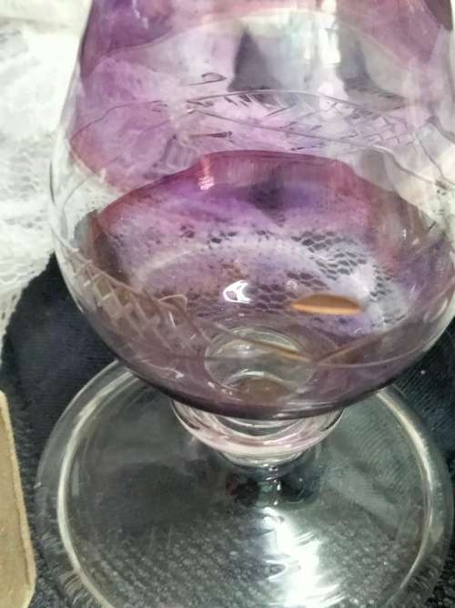 Perfume Bottle -Egyptian hand made Glass  CHARMING