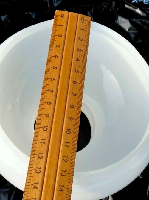 Oil Lamp shade Glass -1 EXCEPTIONAL!!Oil  Vintage White   LOOK At My BUY NOW LISTINGS NO WAITING