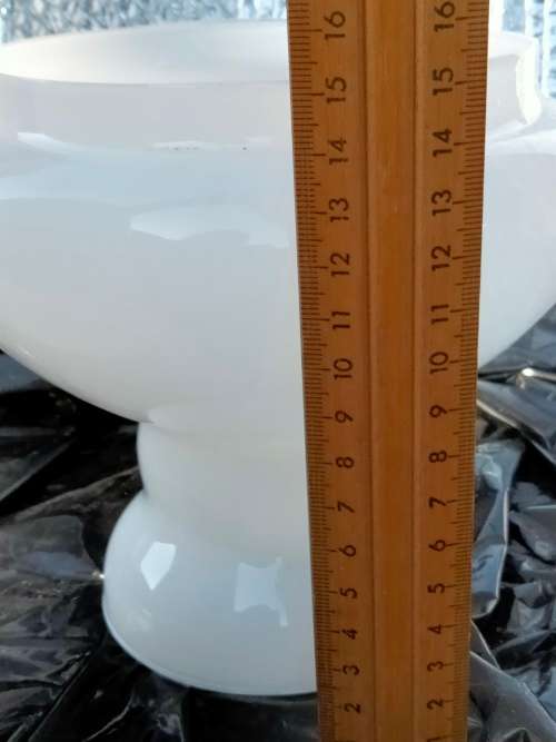 Oil Lamp shade Glass -1 EXCEPTIONAL!!Oil  Vintage White   LOOK At My BUY NOW LISTINGS NO WAITING