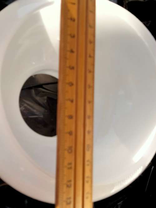 Oil Lamp shade Glass -1 EXCEPTIONAL!!Oil  Vintage White   LOOK At My BUY NOW LISTINGS NO WAITING